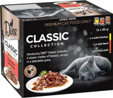 DINE Classic Collection Adult Wet Cat Food Succulent Selection in Gravy 12 X 85G, 5 Pack (60 Pouches)