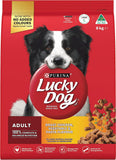 Luckydog Adult Roast Chicken Vegetable Pasta Flavour Dry Dog Food 8Kg