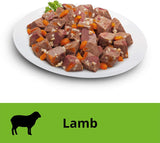 Adult 7+ Wet Dog Food Tender Lamb with Rice & Carrots 400G Can, 24 Pack