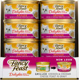 FANCY FEAST Adult Cheddar Delights Chicken Wet Cat Food 24X85G