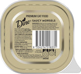 DINE Classic Collection Saucy Morsels with Tuna Mornay and Cheese, Wet Cat Food, 85G (Pack of 42)