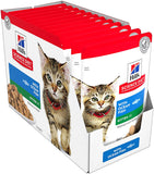 Kitten Wet Cat Food, Ocean Fish, 85G, 12 Pack, Cat Food Pouches