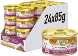 Fancyfeast Adult Gravy Lovers Chicken Feast in Grilled Chicken Flavour in Gravy Gourmet Cat Food 24X85G