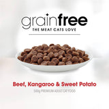 Grain-Free Beef Kangaroo and Sweet Potato Dry Cat Food 500 G