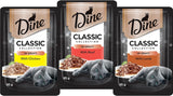 DINE Classic Collection Adult Wet Cat Food Succulent Selection in Gravy 12 X 85G, 5 Pack (60 Pouches)