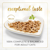 Fancy Feast Grilled Adult Wet Cat Food Grilled Liver & Chicken Feast in Gravy 24X85G