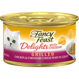 FANCY FEAST Adult Cheddar Delights Chicken Wet Cat Food 24X85G