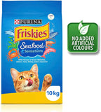 FRISKIES Adult Seafood Sensations Dry Cat Food 10Kg