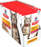 Adult Wet Cat Food, Chicken, 85G, 12 Pack, Cat Food Pouches