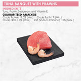 Fancyfeast Adult Royale Tuna Banquet with Prawns Wet Cat Food 24X85G