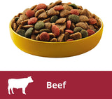 Adult Small Breed Dry Dog Food with Real Beef & Vegies 2.5Kg Bag, 4 Pack