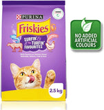 FRISKIES Adult Surfin and Turfin Favourites Dry Cat Food 2.5Kg