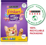 FRISKIES Adult Surfin and Turfin Favourites Dry Cat Food 2.5Kg