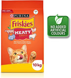 FRISKIES Adult Meaty Grills Dry Cat Food 10Kg