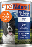 K9 Bpa-Free & Gelatin-Free Canned Dog Food, Beef 370G 12 Pack
