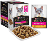 Proplan Adult Sensitive Chicken Wet Cat Food 12X85G