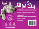 so Meaty Recipes 1+ Years Wet Cat Food with Meat Cuts in Gravy 12 X 85G, 5 Pack (60 Pouches)