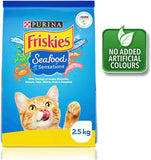 FRISKIES Adult Seafood Sensations Dry Cat Food 2.5Kg