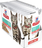 Hill's Science Diet Adult Wet Cat Food, Perfect Weight Salmon, 85G, 12 Pack, Cat Food Pouches