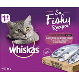 so Fishy Recipes 1+ Years Wet Cat Food Seafood in Jelly 12 X 85G, 5 Pack (60 Pouches)