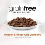 Grain-Free Chicken and Turkey with Cranberry Dry Cat Food 2.5 Kg