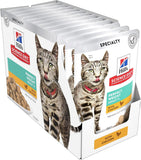 Hill's Science Diet Adult Wet Cat Food, Perfect Weight Chicken, 85G, 12 Pack, Cat Food Pouches