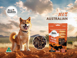 Aussie Nibbles - 100% Aussie Venison and Kangaroo - Natural, Grain-Free, Australian Dog Treats - Snacks, Training or Rewards for Dogs - 100G