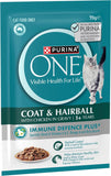 ® Adult Coat and Hairball with Chicken in Gravy Wet Cat Food Pouch 12X70G